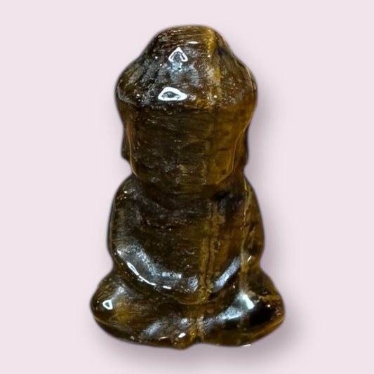 GEMSTONE BUDDHAS: TIGER EYE