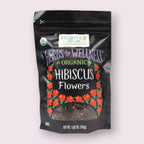 Hibiscus Flowers, Certified Organic, Kosher, Non-ETO 5.82 Oz