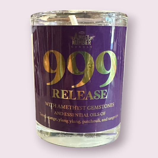 ANGEL NUMBER CANDLES: #999 - RELEASE
