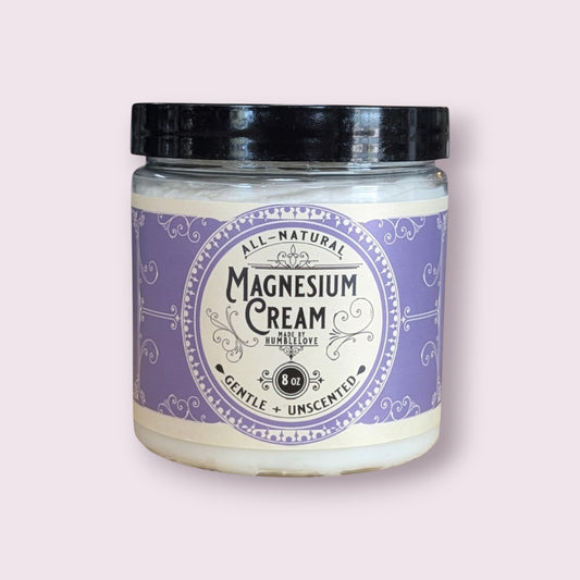 Magnesium Cream - Gentle + Unscented: 4oz
