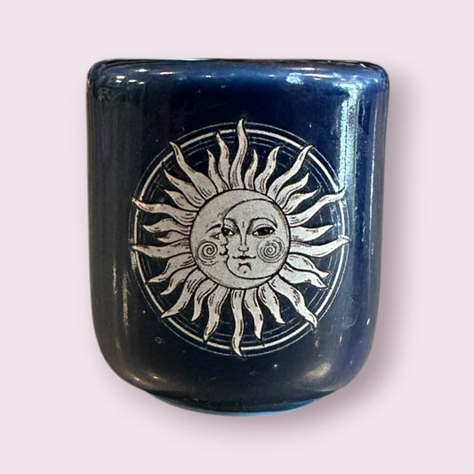 Sun and Moon MINI CANDLE HOLDERS WITH DESIGN