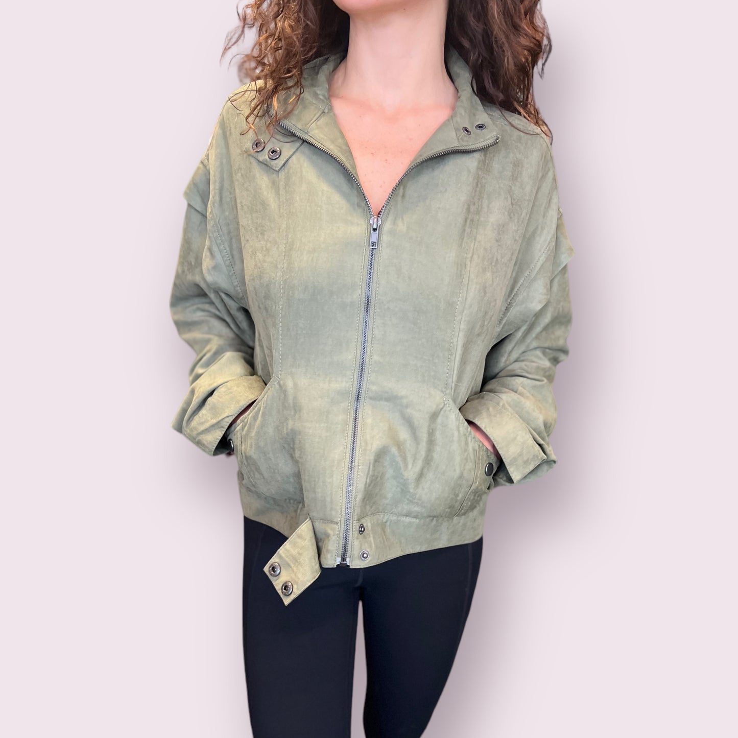 Moto Jacket - Olive