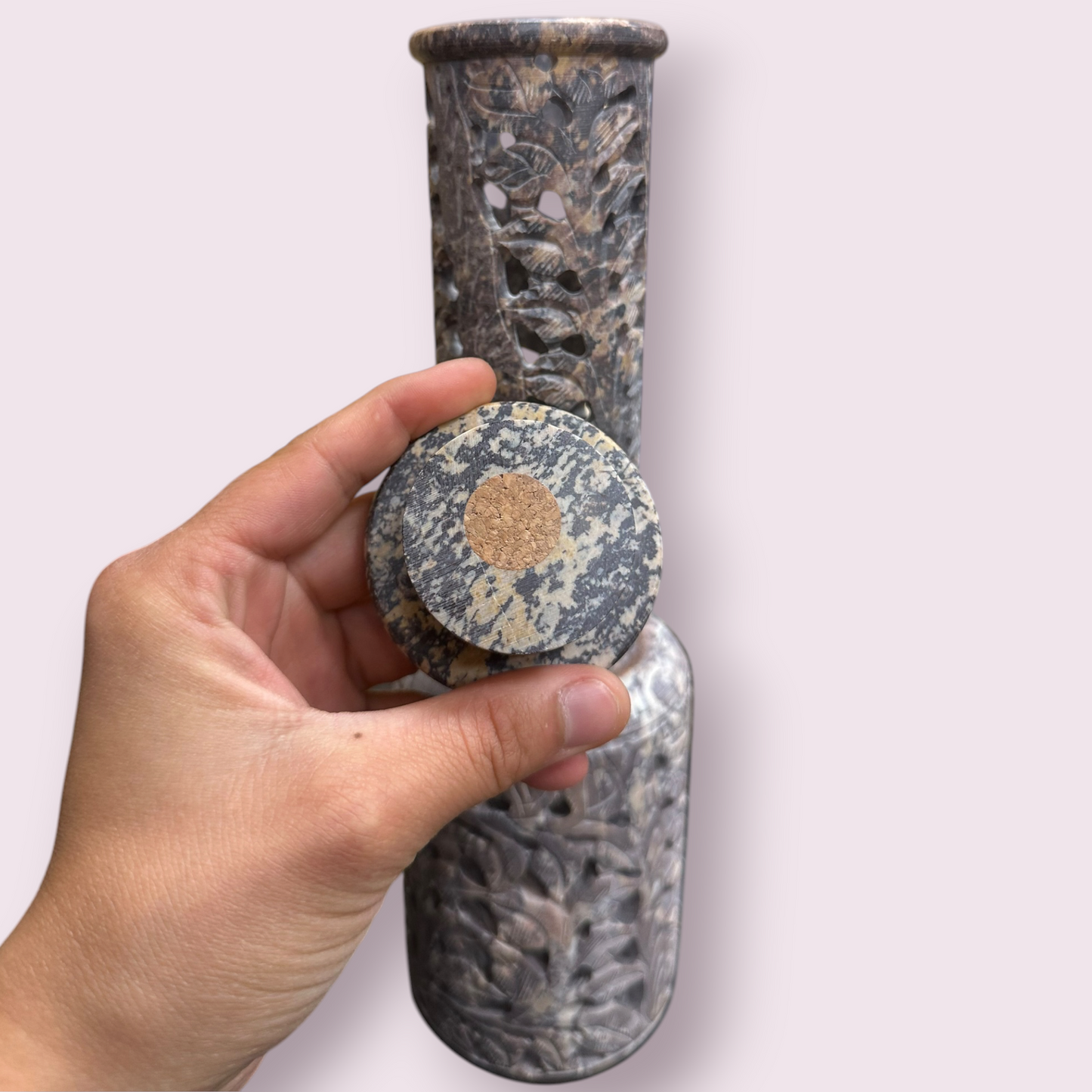 Soapstone Stick Holder Tower