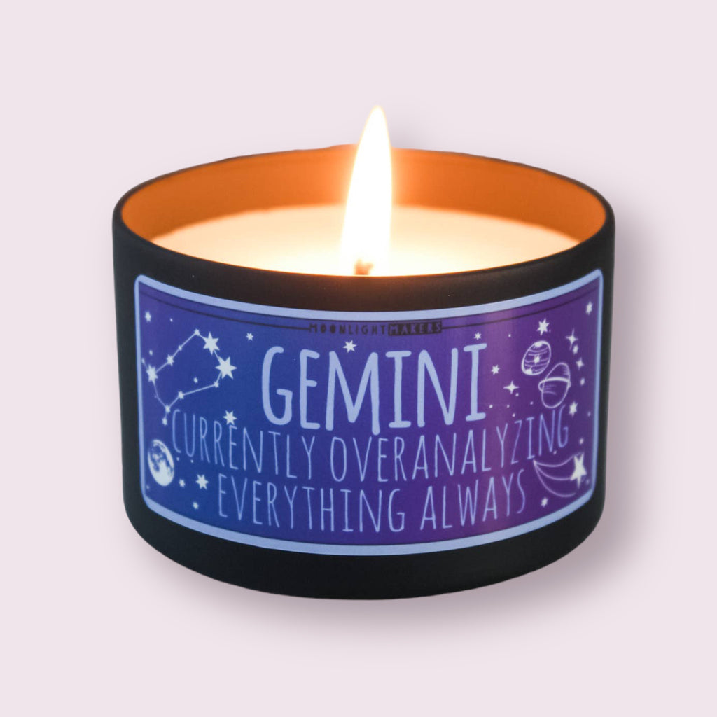 Gemini Zodiac Candle