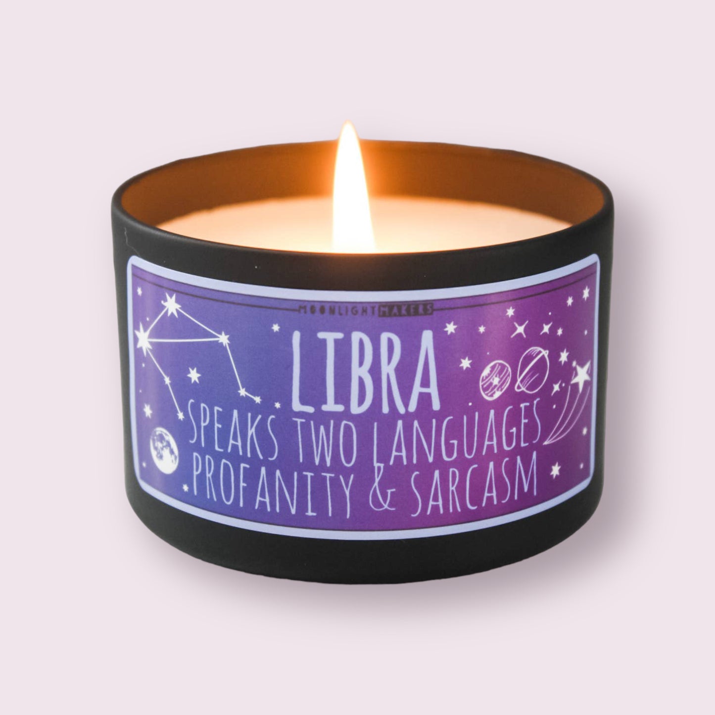 Libra Zodiac Candle