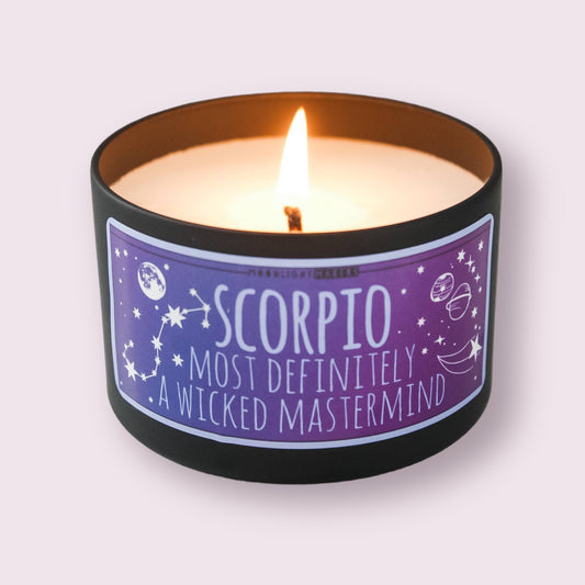 Scorpio Zodiac Candle