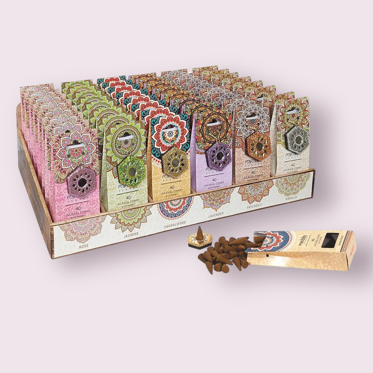 Mandala Incense Cones