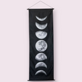 Cotton Hand Printed Banner - Moon Phases (Each)