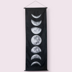 Cotton Hand Printed Banner - Moon Phases (Each)
