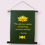 Small Cotton Banner - Socrates Quote (Each): Socrates