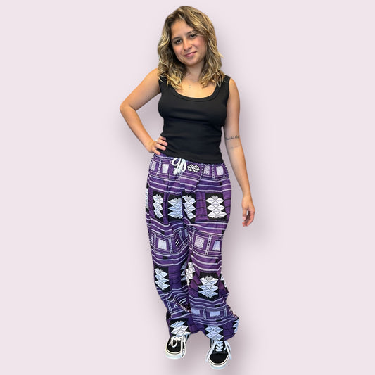 Cotton Ethnic Pattern Unisex Pants