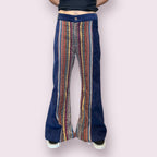 Corduroy and Gheri Bell Bottom Pants