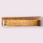Wooden Incense Burner Box - Love Art