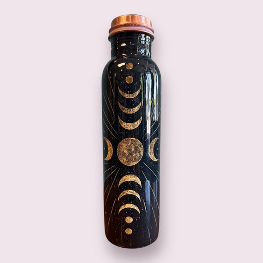 Lunar Cycle Copper Water Bottle (950 ml.)