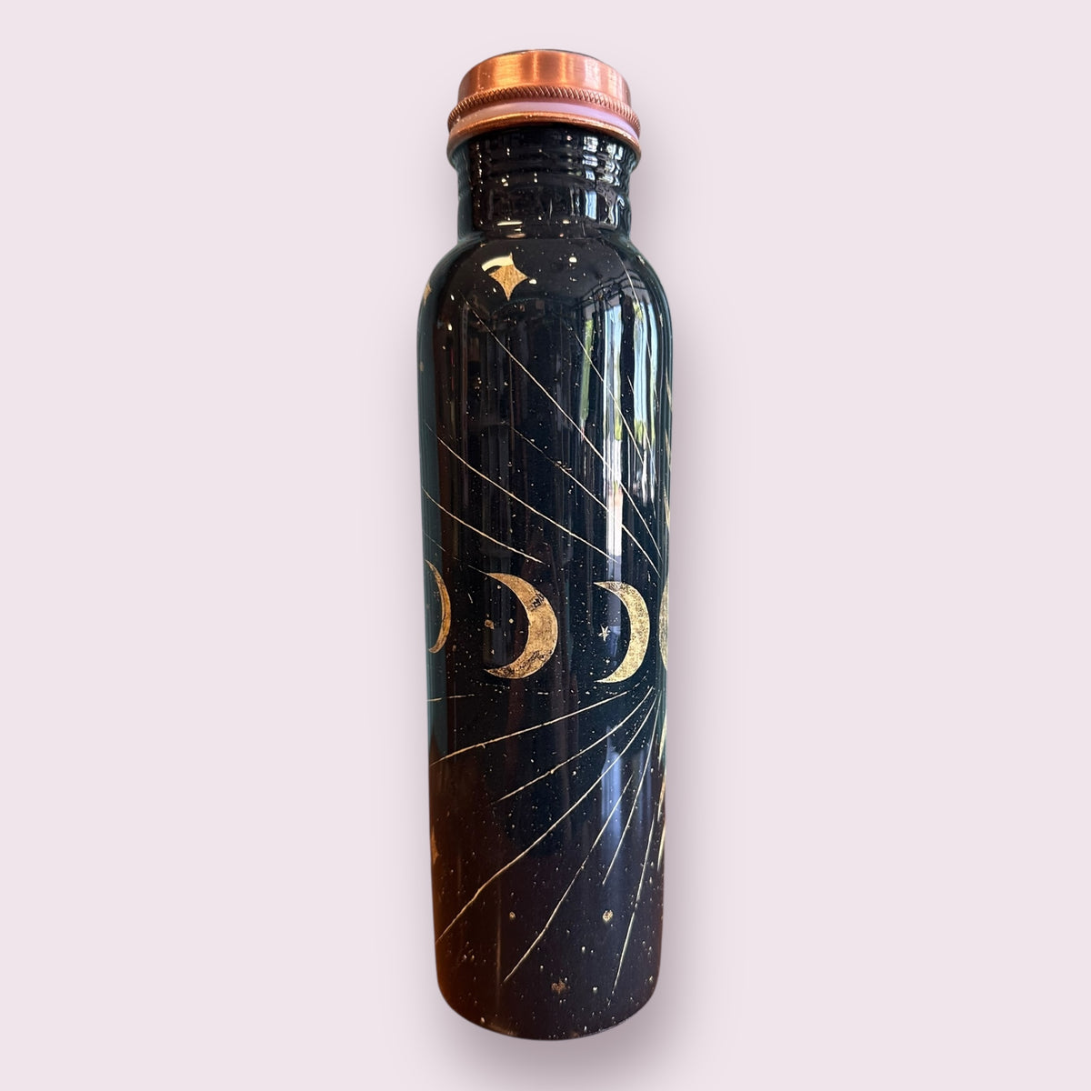 Lunar Cycle Copper Water Bottle (950 ml.)