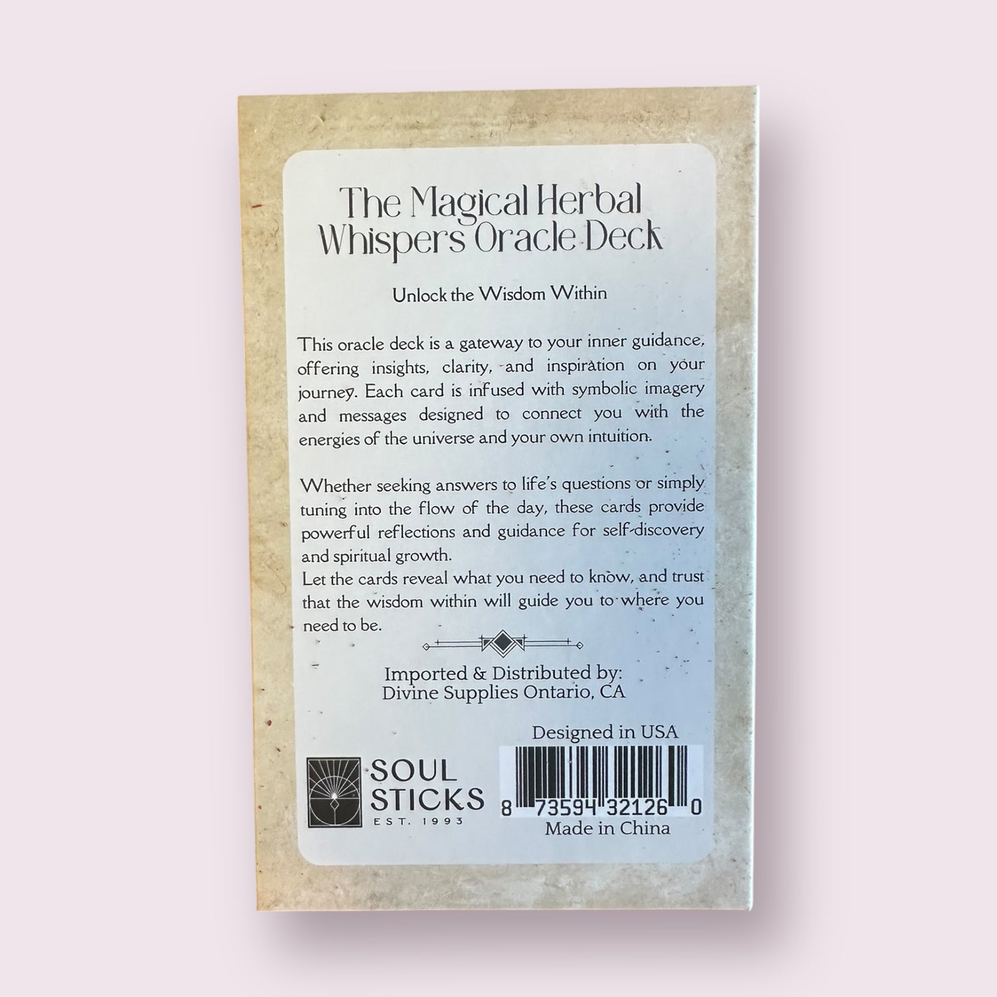 Magical Herbal Whispers Oracle Card Deck