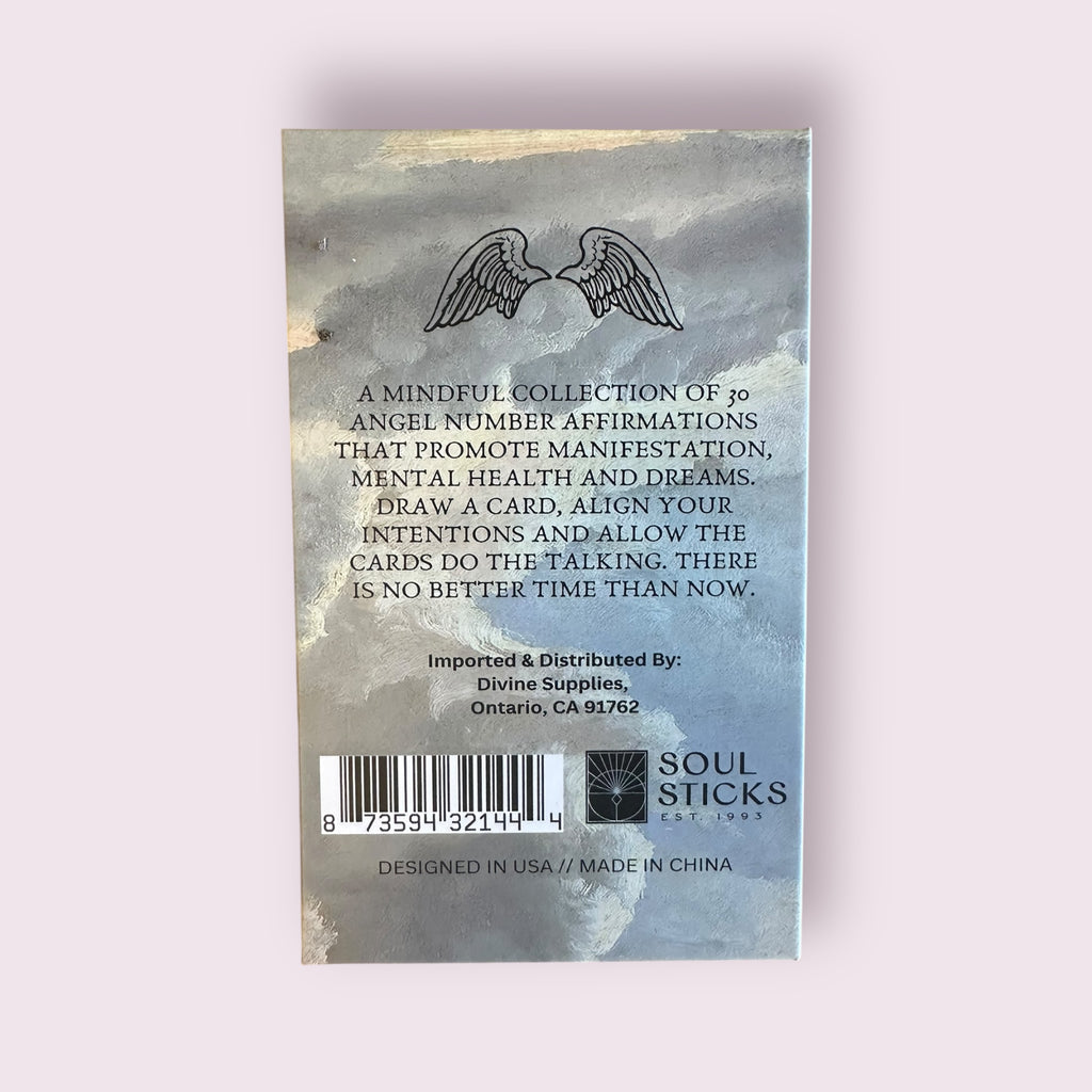 Angel Numbers Affirmations Card Deck