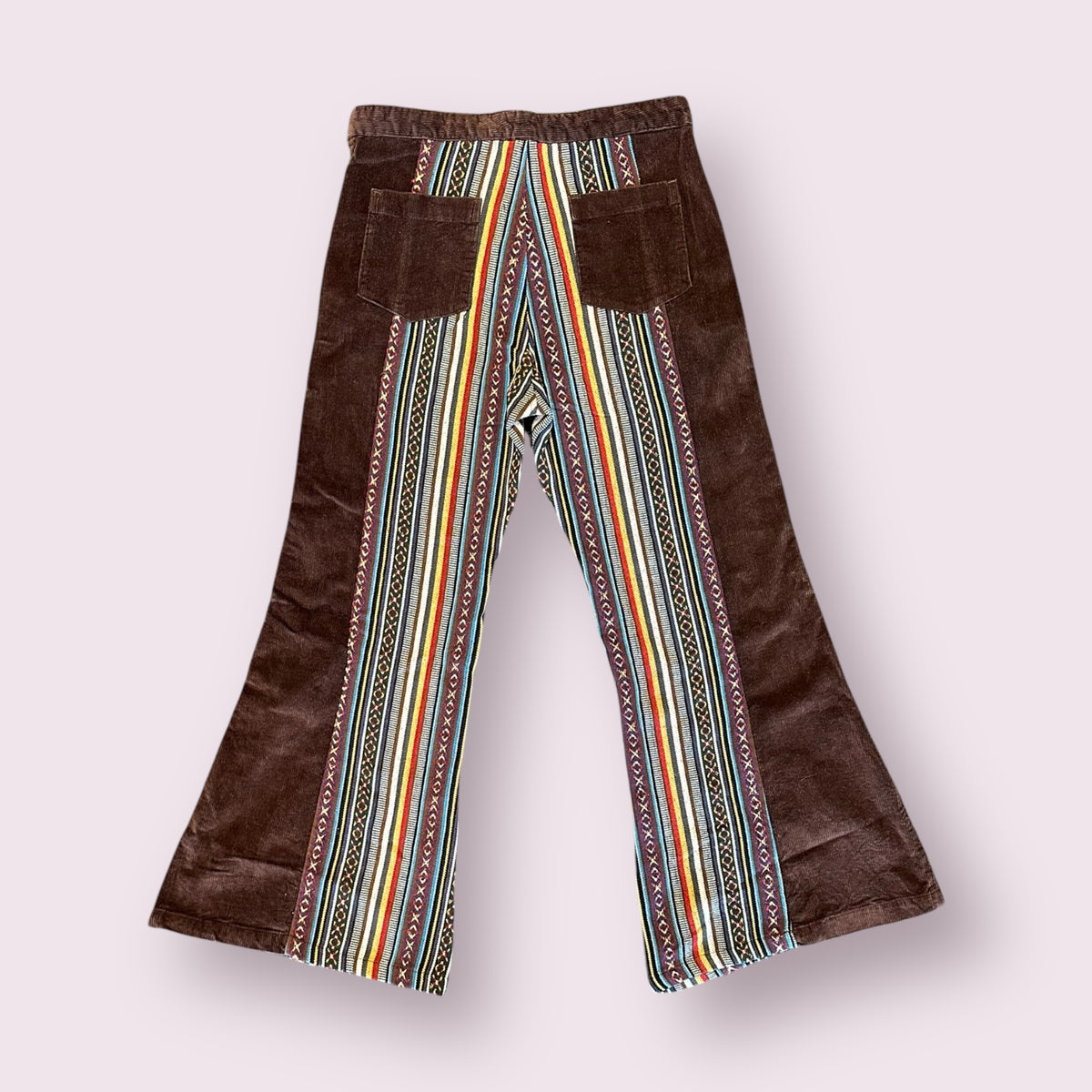 Corduroy and Gheri Bell Bottom Pants