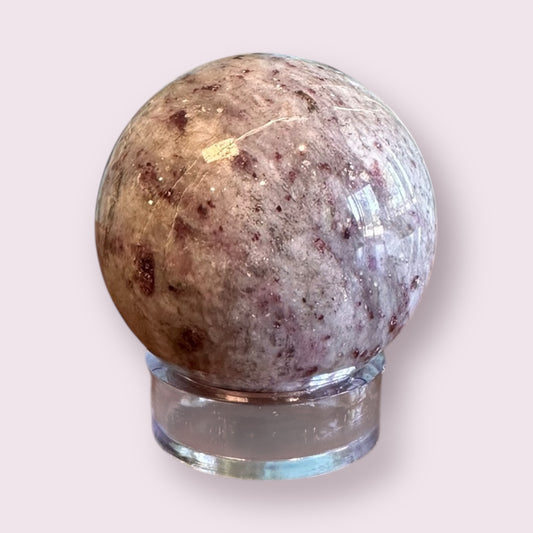 Rubellite Sphere