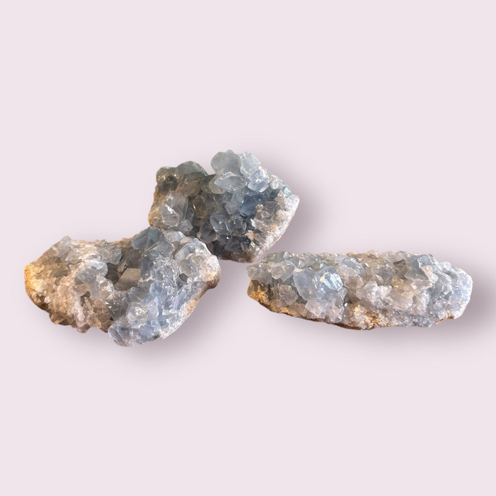Celestite Crystal Clusters