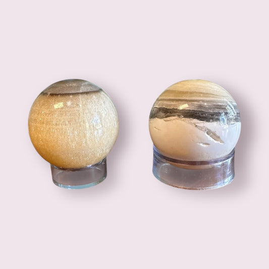 Sphere - Polished Zebra Onyx