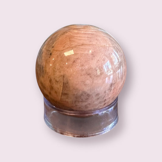 Peach Moonstone Sphere