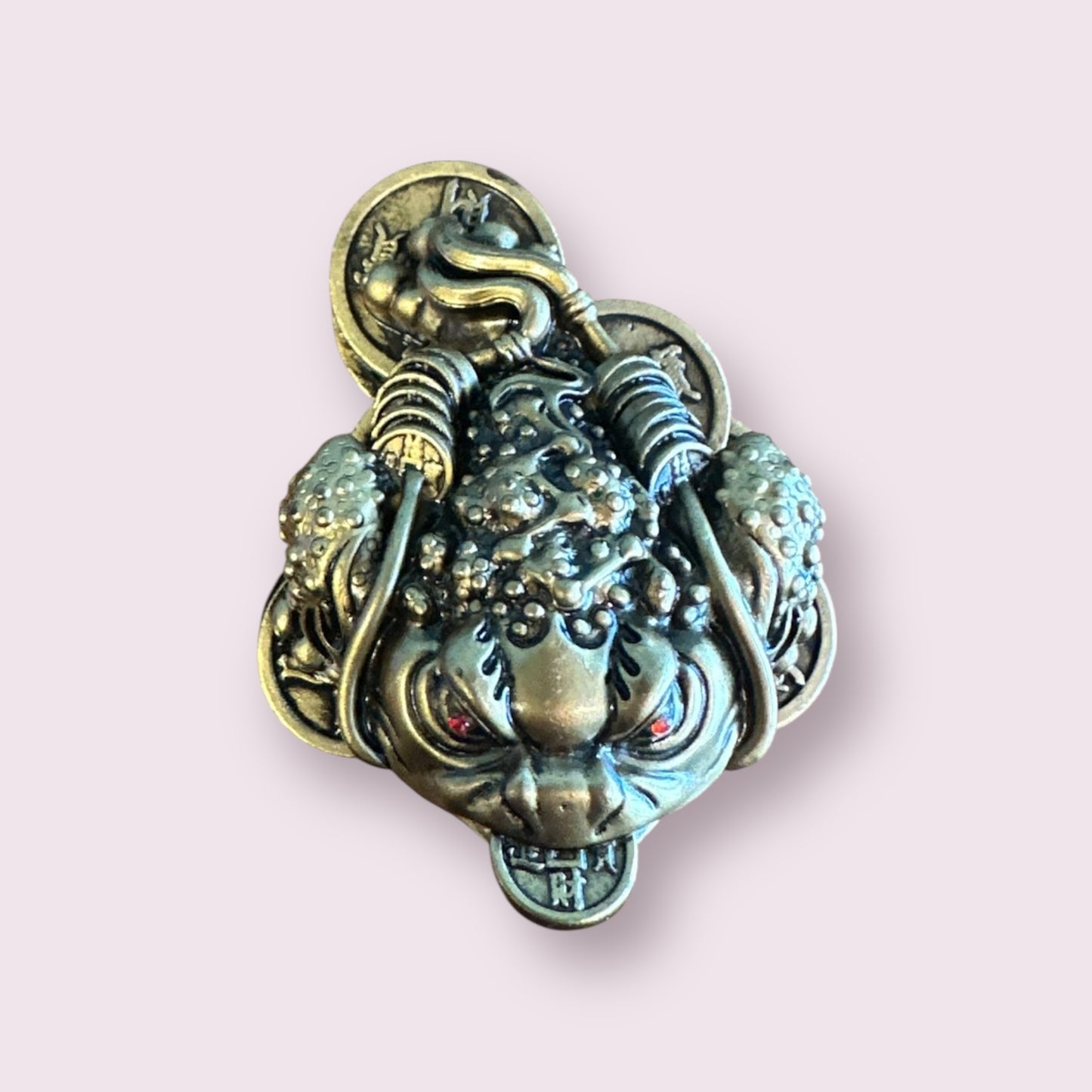 Polyresin Feng Shui Figurine Money Toad - Gold
