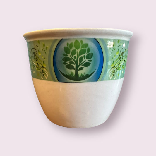 Tree of Life Ceramic Smudge Pot