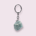 Raw Green Aventurine Keychain