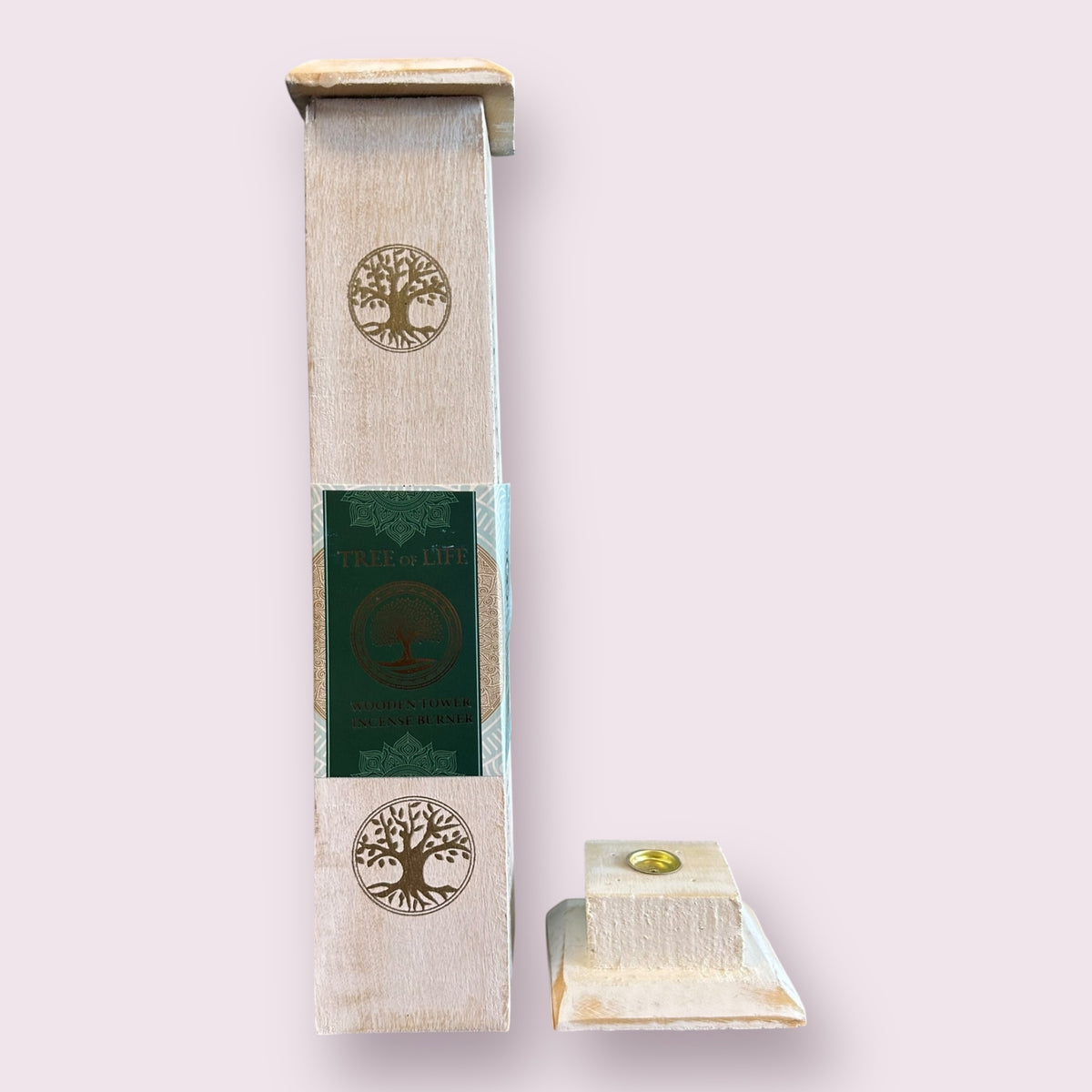 White Tree of Life Tower Incense Burner