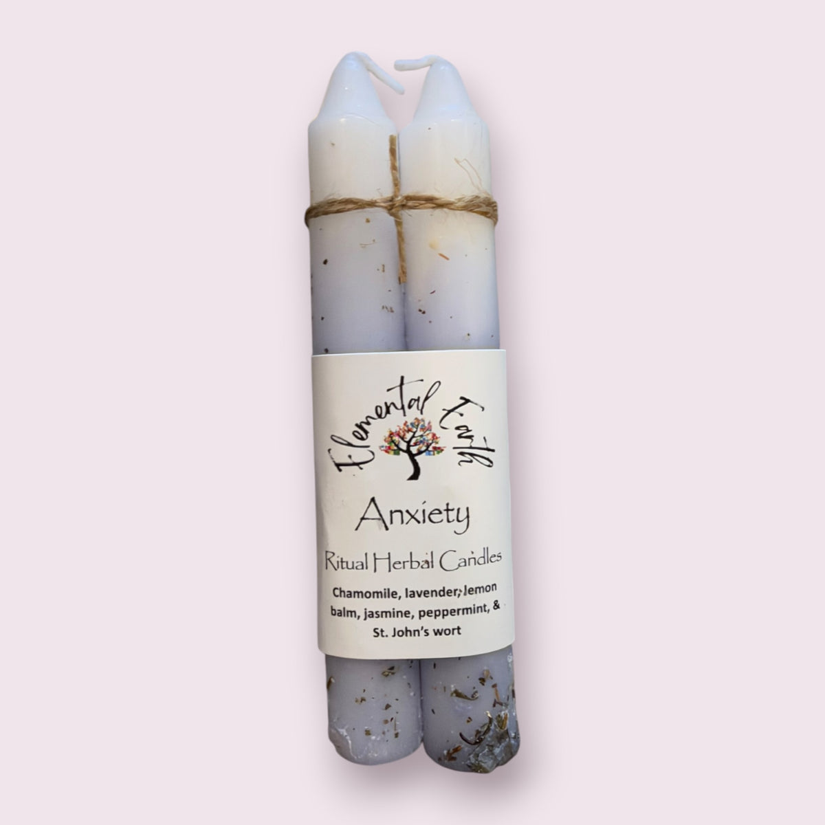 Anxiety Herbal 6 inch Candles