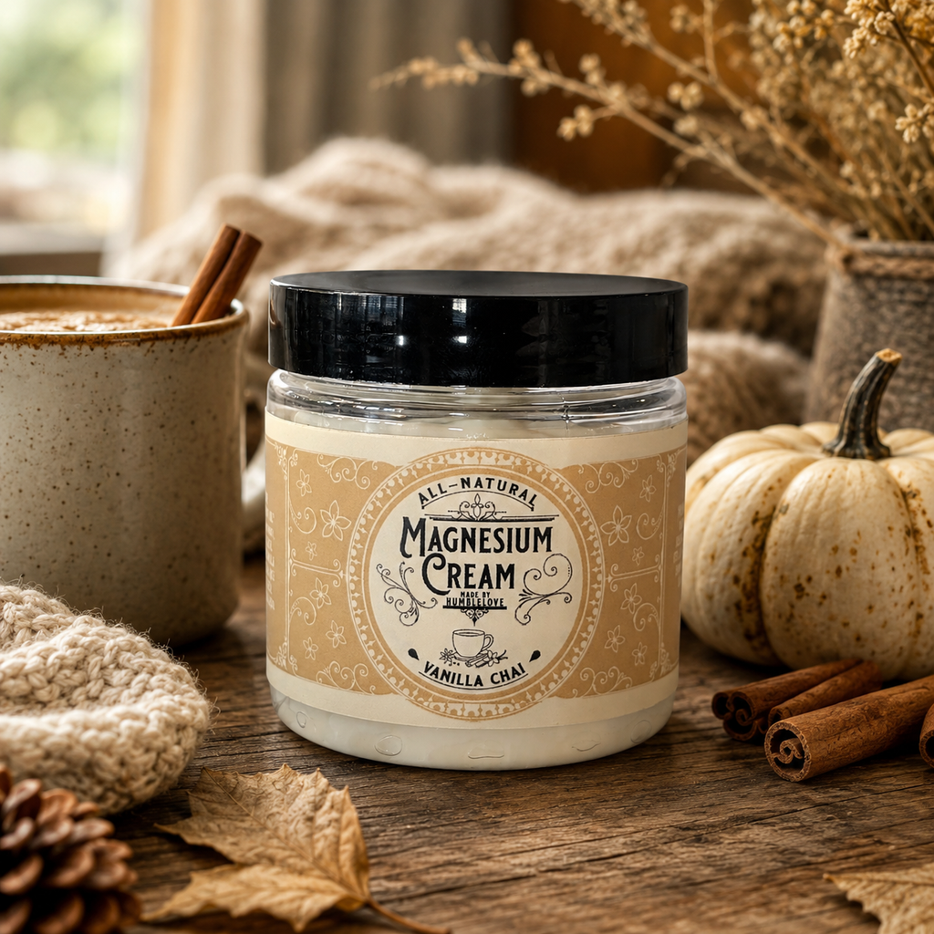 Magnesium Cream - Vanilla Chai: 4oz