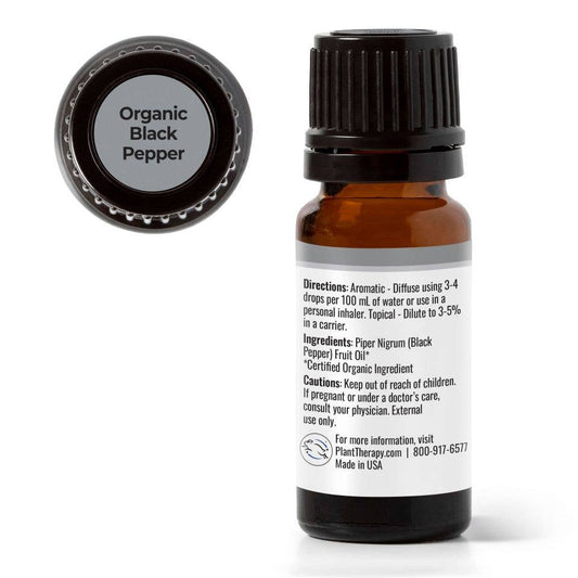 Organic Black Pepper Essential Oil 10 mL