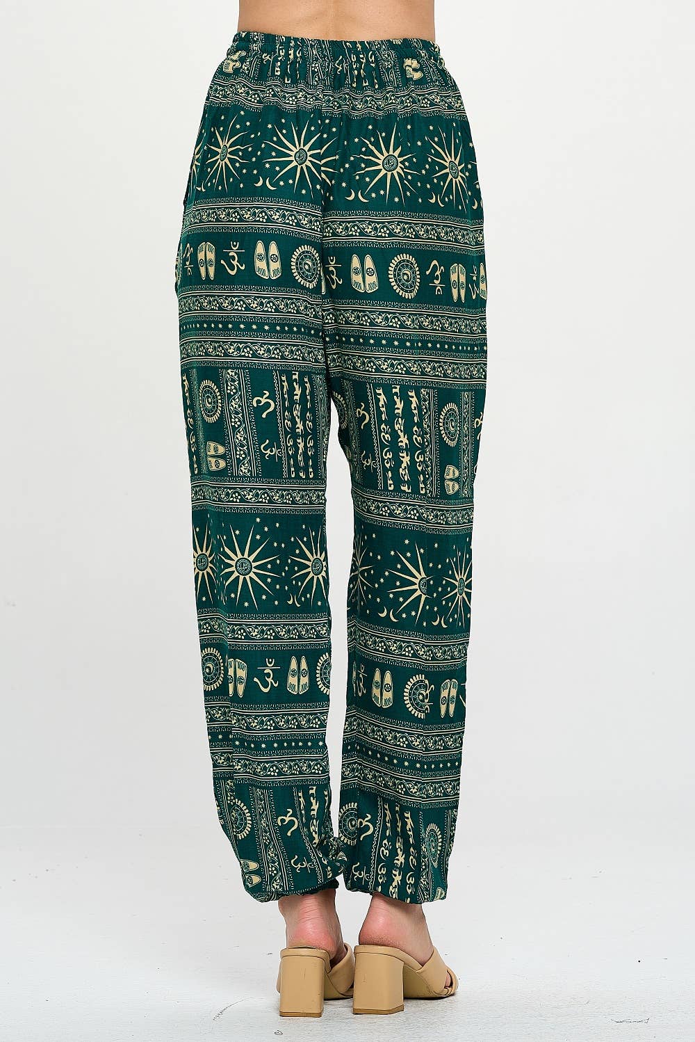 Om Print Pants: Assorted colors