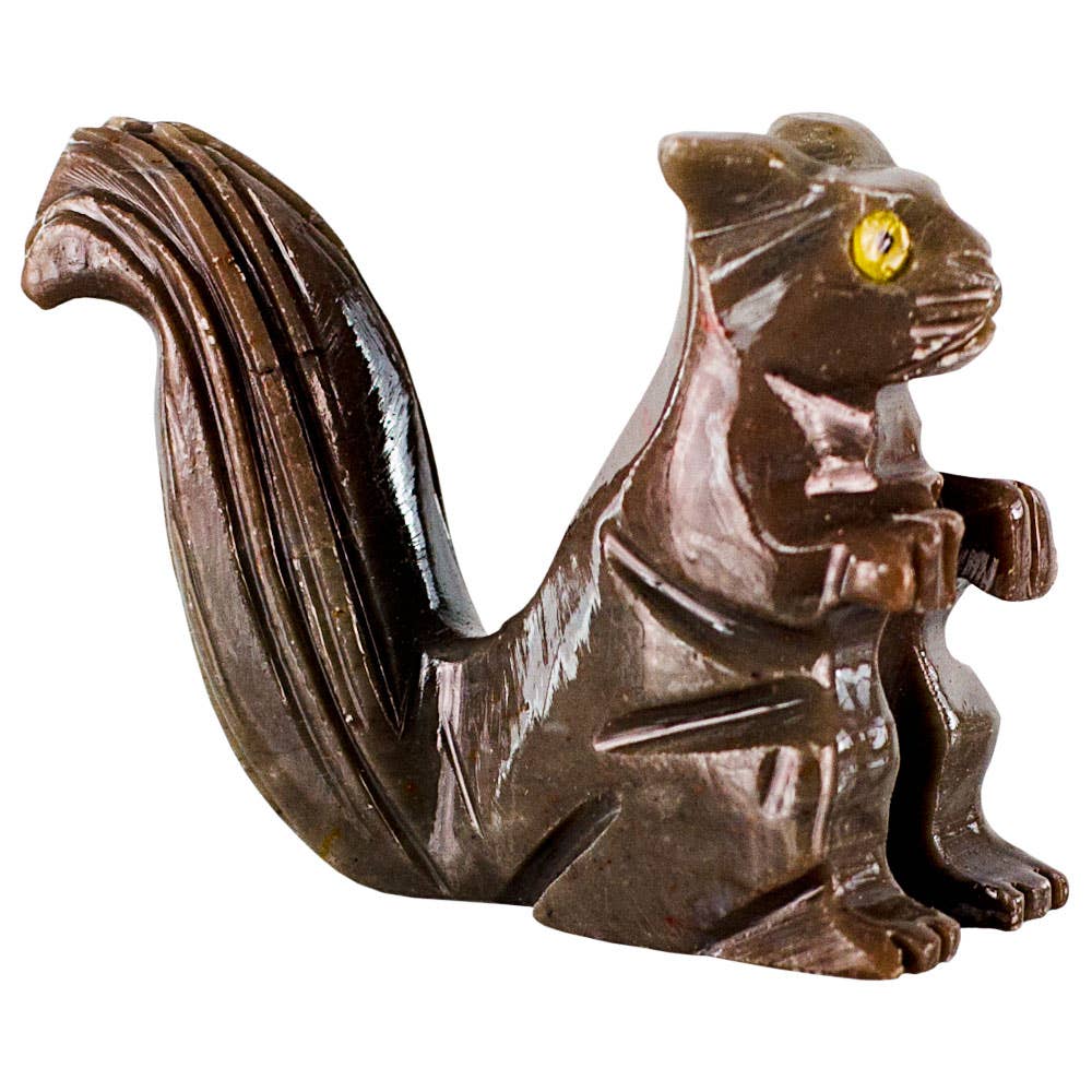 Spirit Animal 1.25-inch Squirrel Dolomite