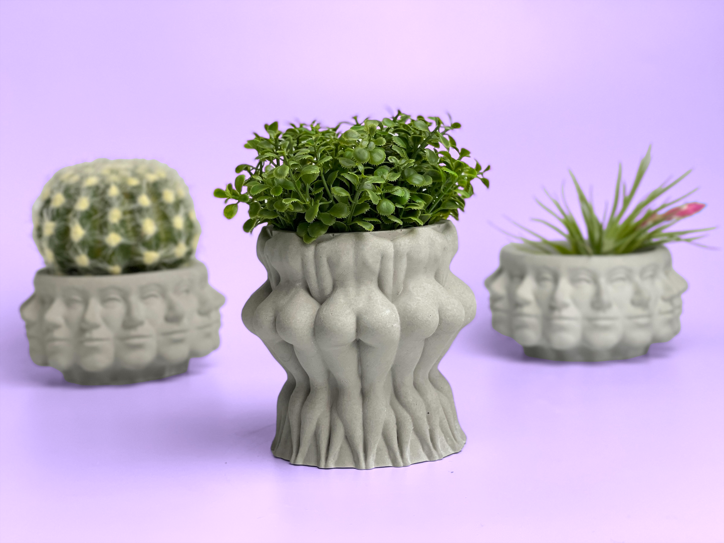 Female Body Planter, Nude Woman Small Planter, Succulent Pot