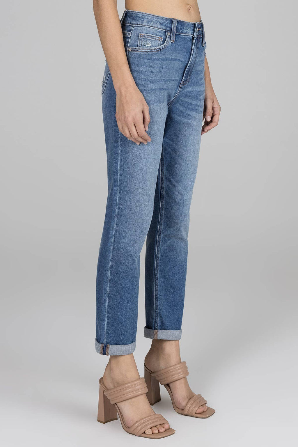 High Rise Boyfriend Jeans