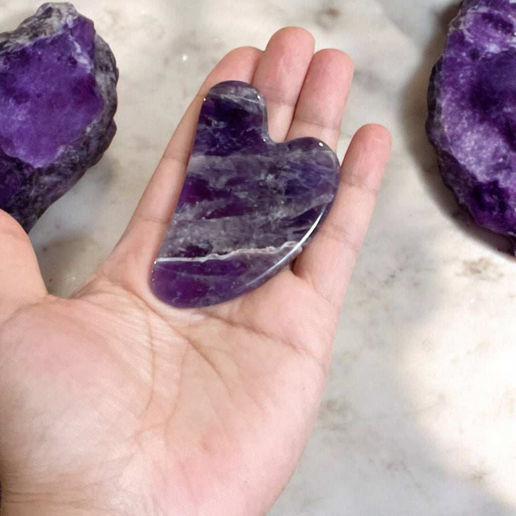 Amethyst Gua Sha | Facial Stone | Earth Day Bestseller