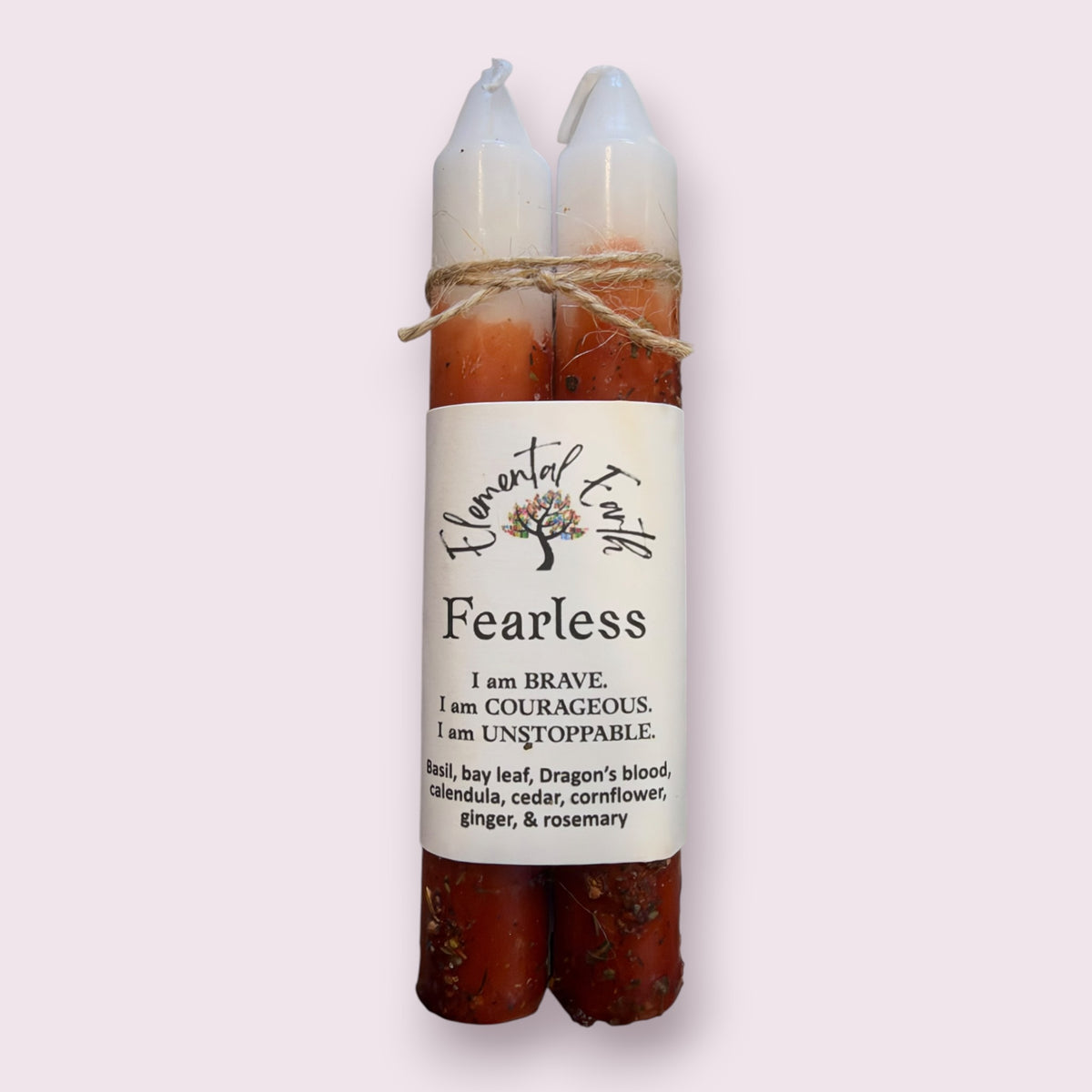 Fearless Herbal 6 inch Candles