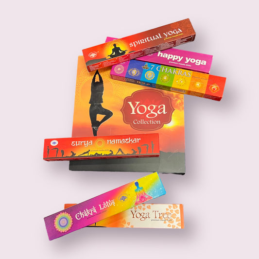 Green Tree Incense 15 gr - Yoga Collection (Pack of 6)
