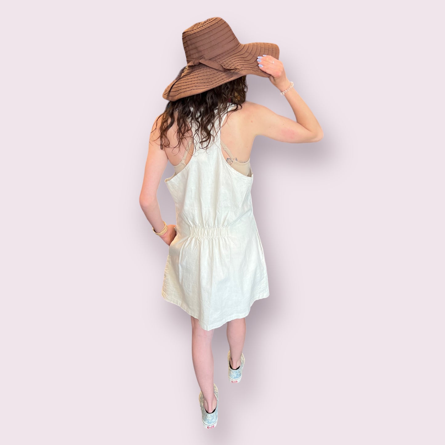 Natural Hemp Cotton Jumper Dress