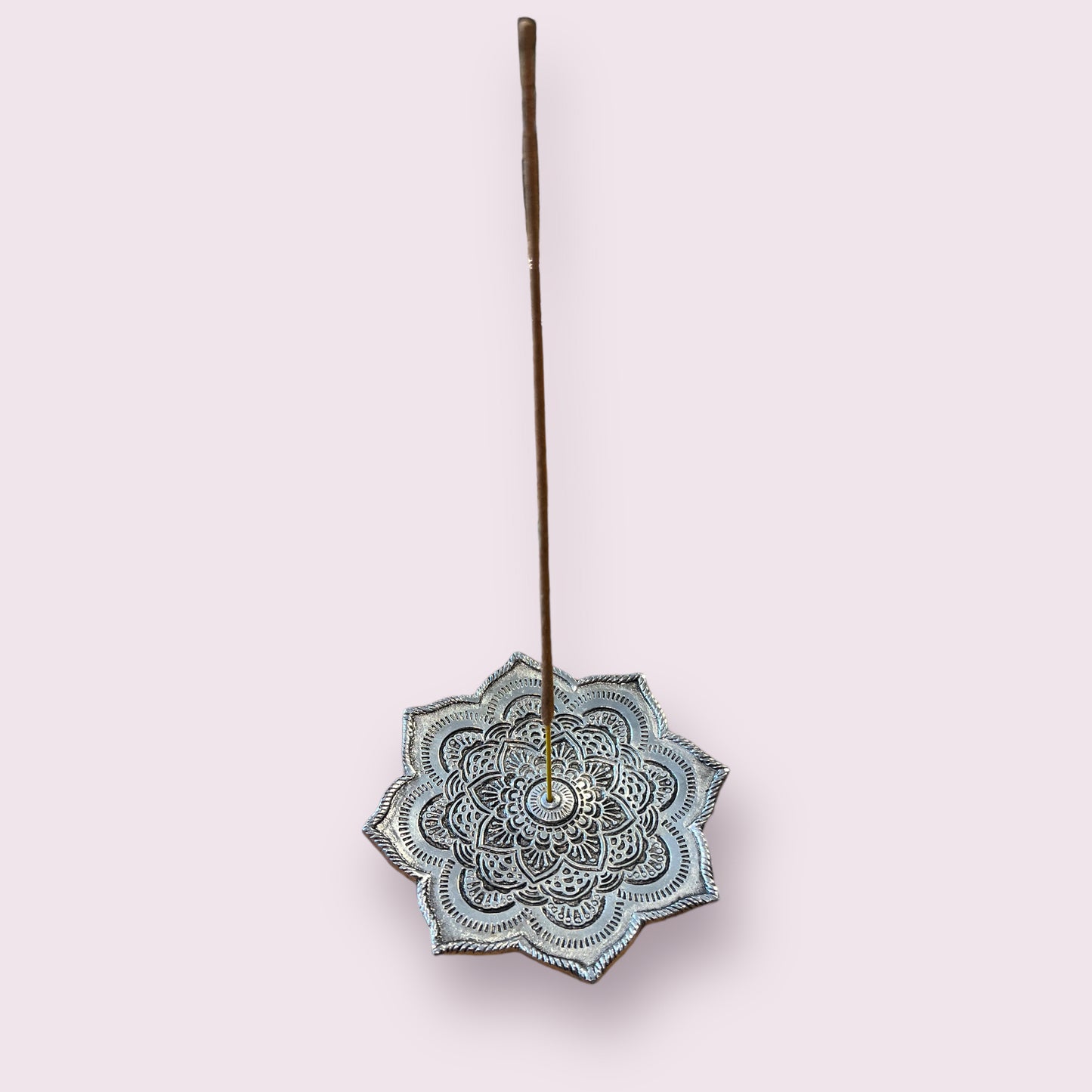 Lotus Flower Aluminum Incense Holder