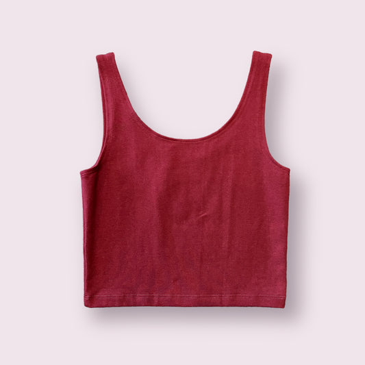 Love Warrior Organic Cropped Tank