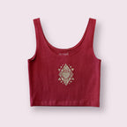 Love Warrior Organic Cropped Tank