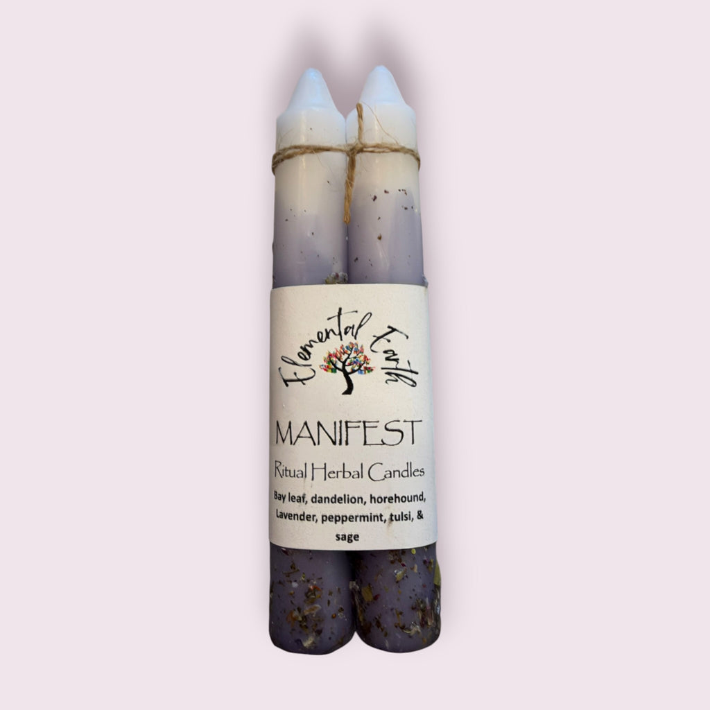 MANIFEST Herbal 6 inch Candles