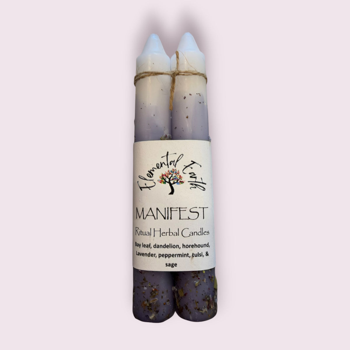 MANIFEST Herbal 6 inch Candles