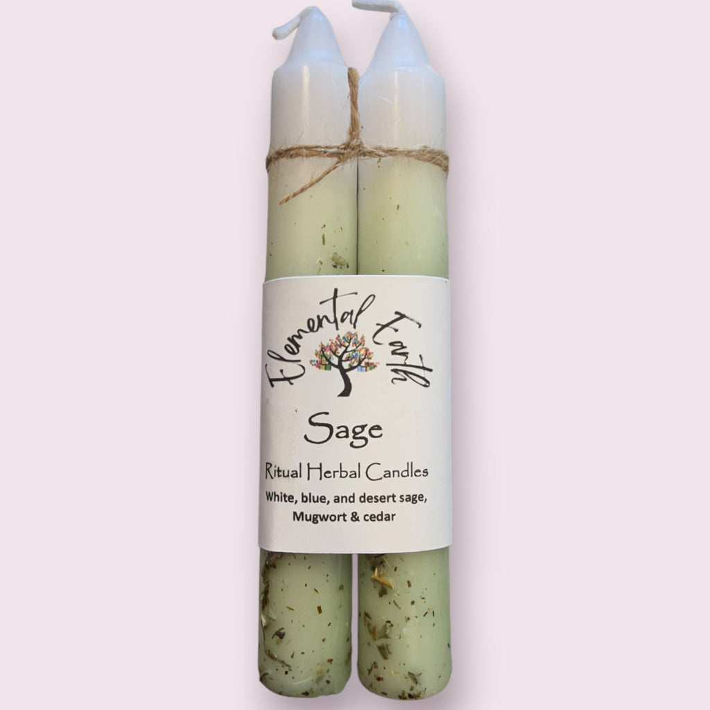 Sage Herbal Intention Candles