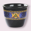 Triple Moon Smudge Pot
