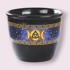 Triple Moon Smudge Pot