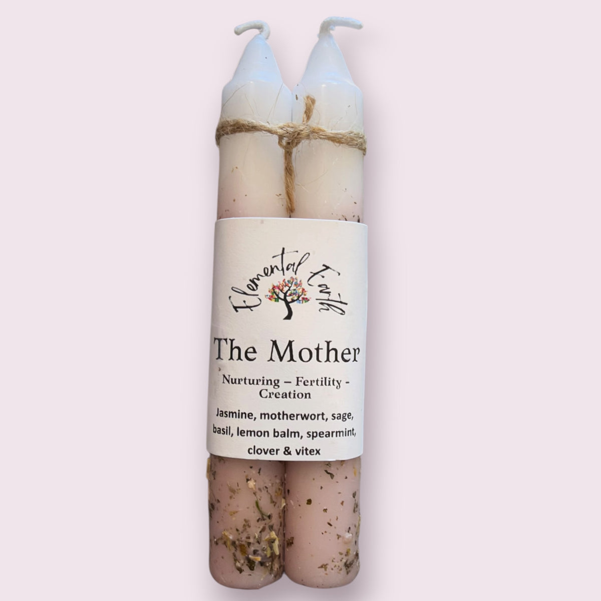 The Mother Herbal Intention Candles 6 inch tapers